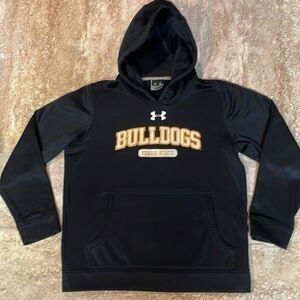 Under Armour boys Ferris State Bulldogs hoodie. Size youth small.